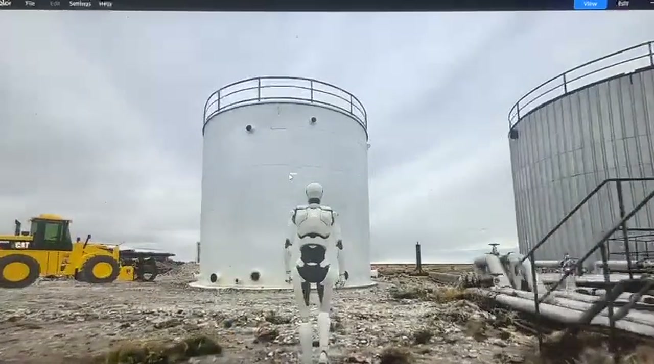 Recorrido virtual fotorrealista de una instalación industrial